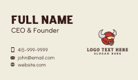 Furious Bull Goggles Business Card Preview