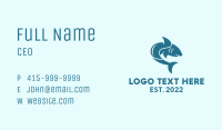 Shark Surfing Clan  Business Card Image Preview