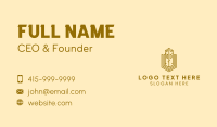 Castle Tower Fortress Business Card Design