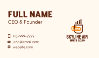 Coffee Cup Clip Business Card Design