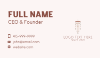 Macrame Ornate Handicraft Business Card Image Preview