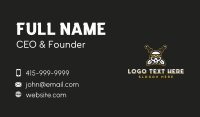 Skull Warrior Hunter Business Card Preview