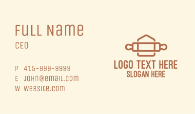 Rolling Pin House  Business Card