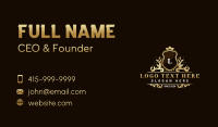 Shield Vine Crown Agency Business Card Image Preview