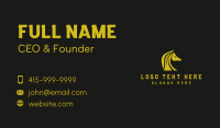 Stallion Horse Mane  Business Card Design