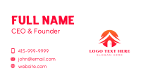 Village House Roofing Business Card Design