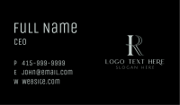 Luxury I & R Monogram Business Card Image Preview