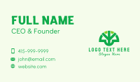 Modern Eco Park Tree Business Card Design