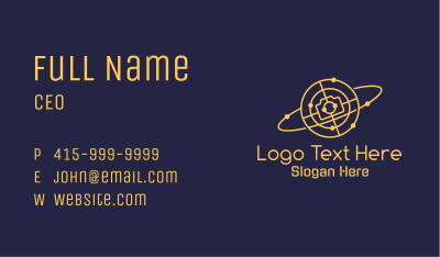 Minimalist Galaxy Camera  Business Card Image Preview