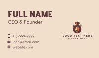 Grizzly Bear Chef Business Card Image Preview