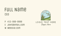 Yard Sun Grass Business Card Image Preview