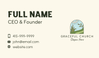 Yard Sun Grass Business Card Image Preview