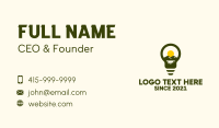 Light Bulb Mountain  Business Card Image Preview