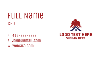 American Eagle House Business Card Image Preview