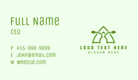 Eco Antenna Leaf Business Card Image Preview