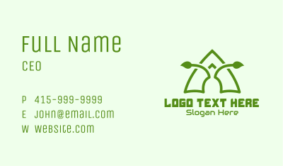 Eco Antenna Leaf Business Card
