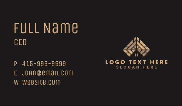 House Floor Tile  Business Card Design Image Preview