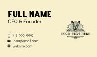 Vintage French Bulldog Business Card Preview