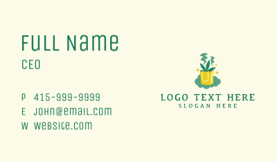 Weed Paper Bag Business Card Image Preview