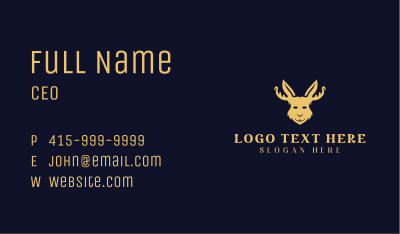 Wild Ram Goat  Business Card Image Preview