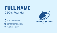 Blue Star Person  Business Card Image Preview