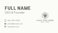 Hipster Hammer Anvil Business Card Image Preview