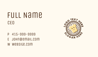 Bread Sandwich Mascot Business Card Image Preview