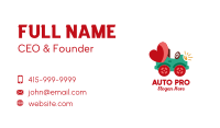 Toy Car Heart  Business Card Image Preview