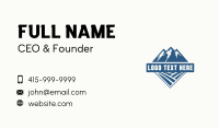 Mountain Adventure Peak Business Card Image Preview