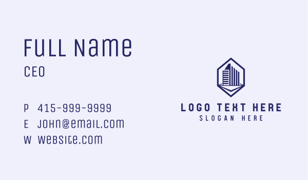 Building Realty Property Business Card Design Image Preview
