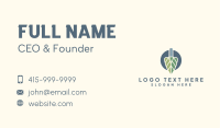 Leaf Shovel Garden Business Card Design