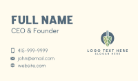Leaf Shovel Garden Business Card Image Preview