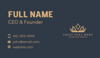 Luxury Tiara Jewelry Business Card Preview