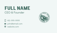 Green House Roofing Business Card Image Preview