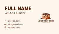 Chocolate Brownie Pastry Business Card Preview