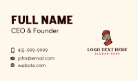 Stylish Bulldog  Pet Store Business Card Image Preview
