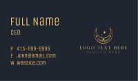 Luxury Moon Jewelry Boutique Business Card Image Preview