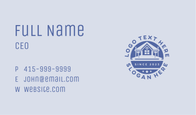 Carpentry Contractor Builder Business Card Image Preview