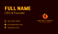 Fire Lightning Energy Business Card Image Preview