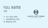 Optical Eye Letter Q Business Card Image Preview