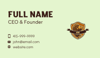 Fisherman Shield Fish Business Card Image Preview