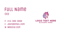 Mythical Unicorn Horse Business Card Image Preview