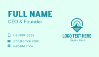 Mountain Location Pin Business Card Image Preview