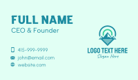 Mountain Location Pin Business Card Design