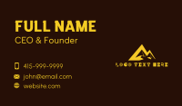 Desert Pyramid Letter M Business Card Image Preview