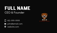 Wild Tiger Shield Business Card Image Preview