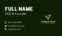 Energy Power Arrow Business Card Image Preview