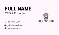 Female Otaku Cosplayer Business Card Design