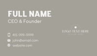 Elegant General Wordmark Business Card Image Preview