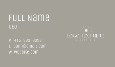 Elegant General Wordmark Business Card Image Preview